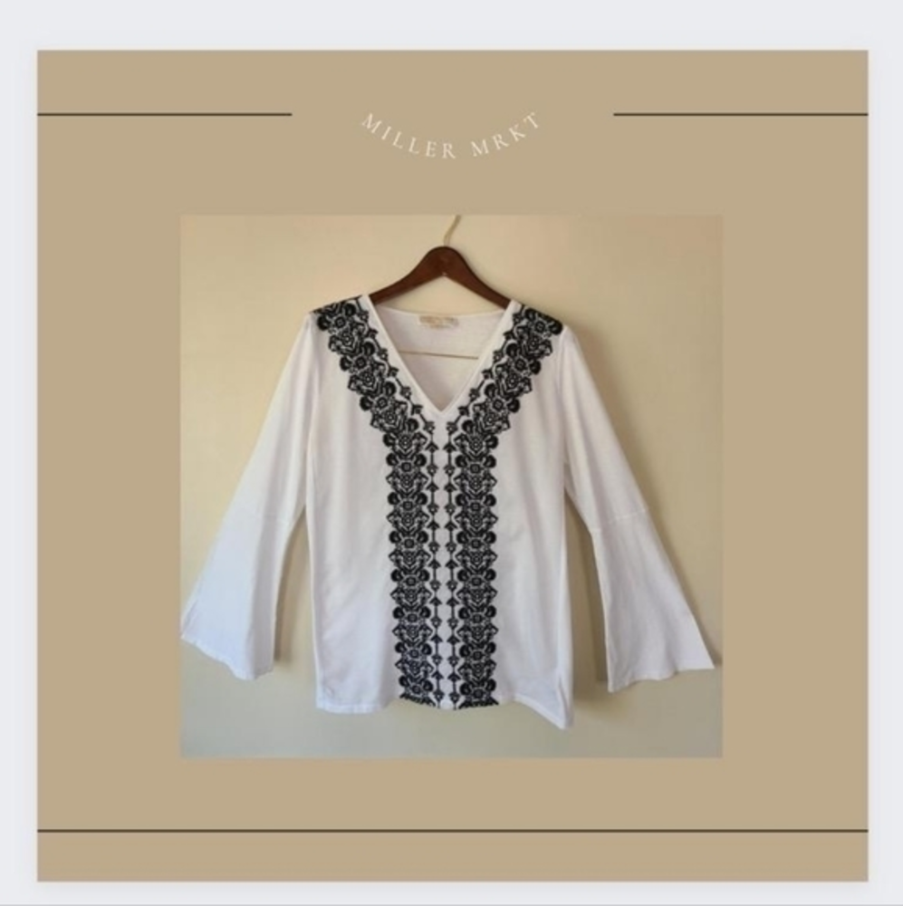Michael Kors‎ V-Neck Long Sleeve Tunic